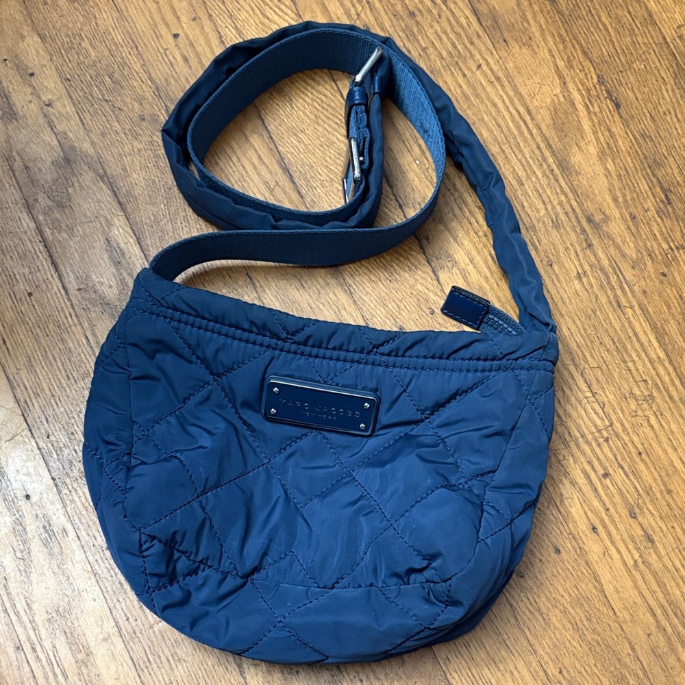 Marc Jacobs Blue Quilted Crossbody Bag